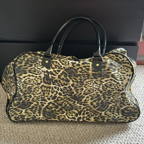 bebe Cheetah Roller Duffle Bag - Picture 2 of 9